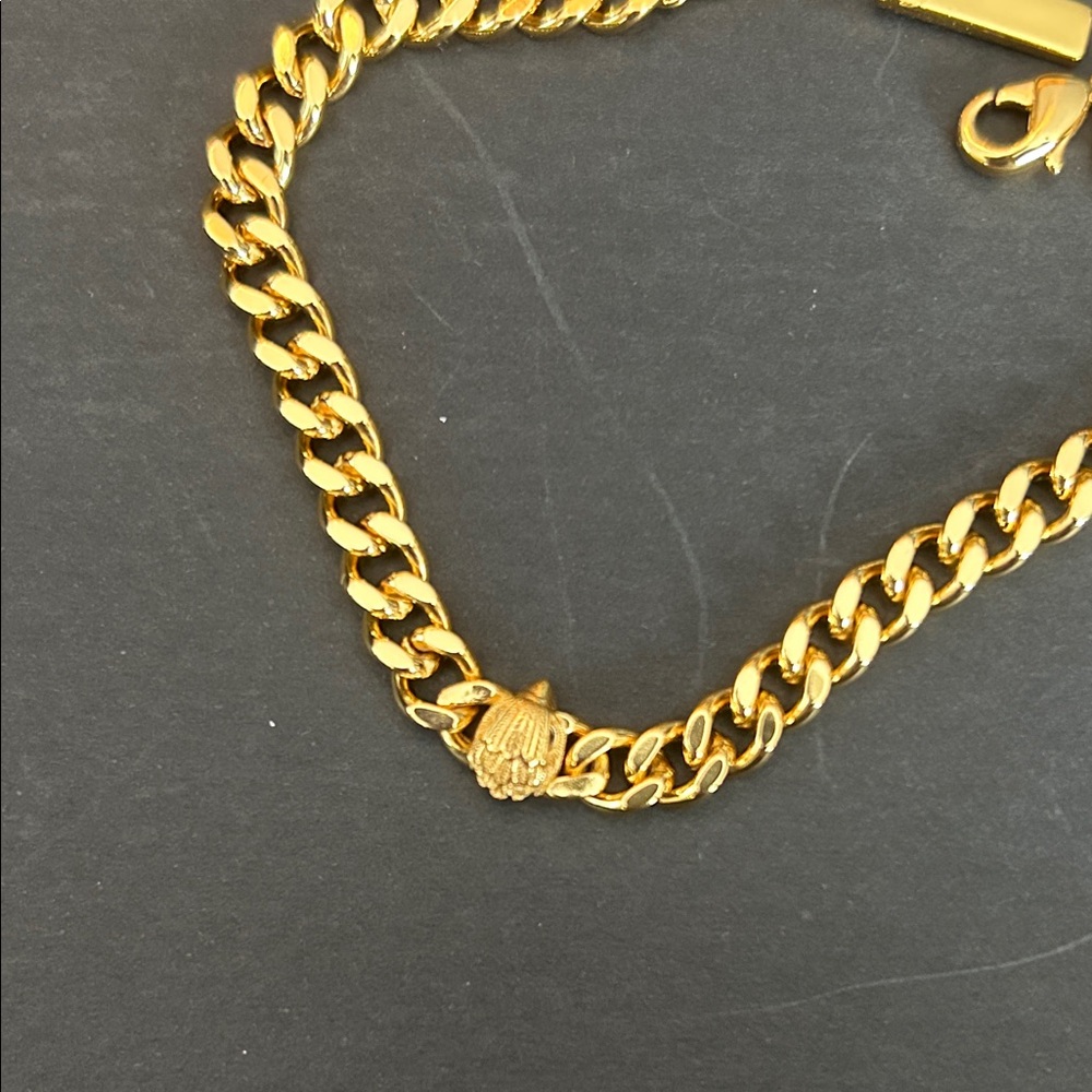 Kurt Geiger Gold-Tone Chain Bracelet - Picture 2 of 3